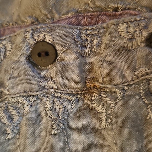 Vtg SACRED THREADS Patchwork Colorblock Embroidered Boho Hippie Pantsuit - Picture 13 of 13